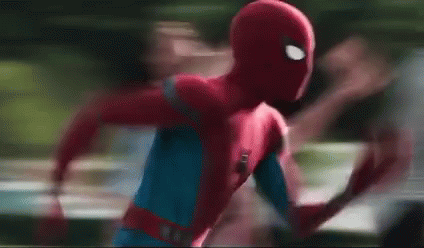 Spiderman running